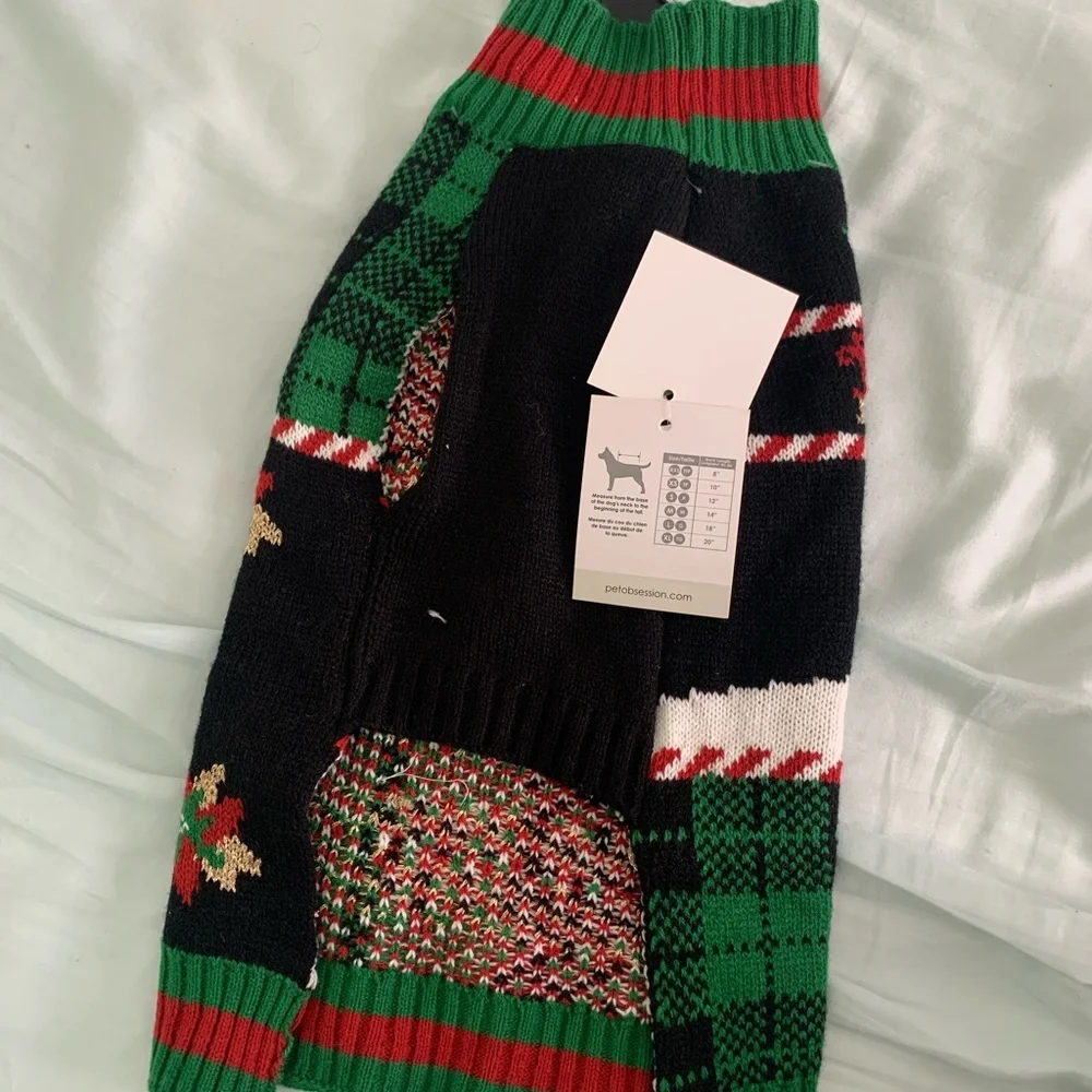 2 for $25 Festive Holiday Dog Sweater